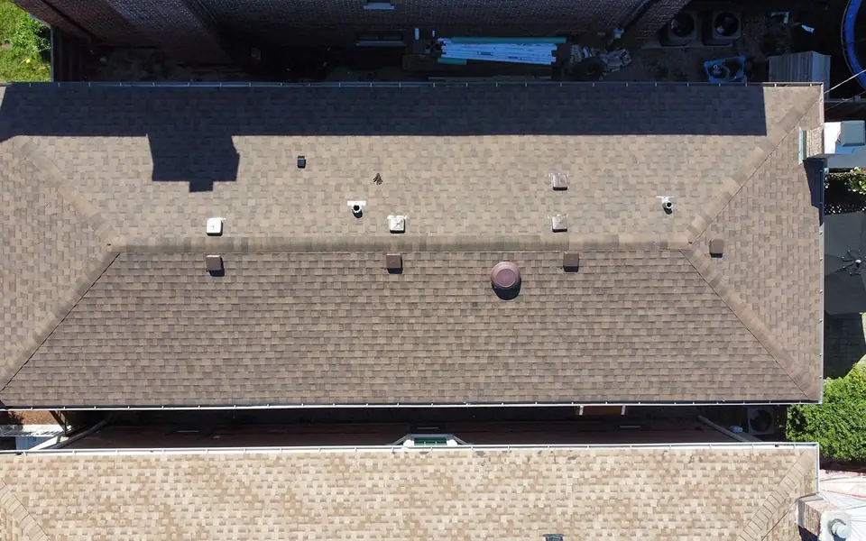 Corner-lot full exterior — completed project